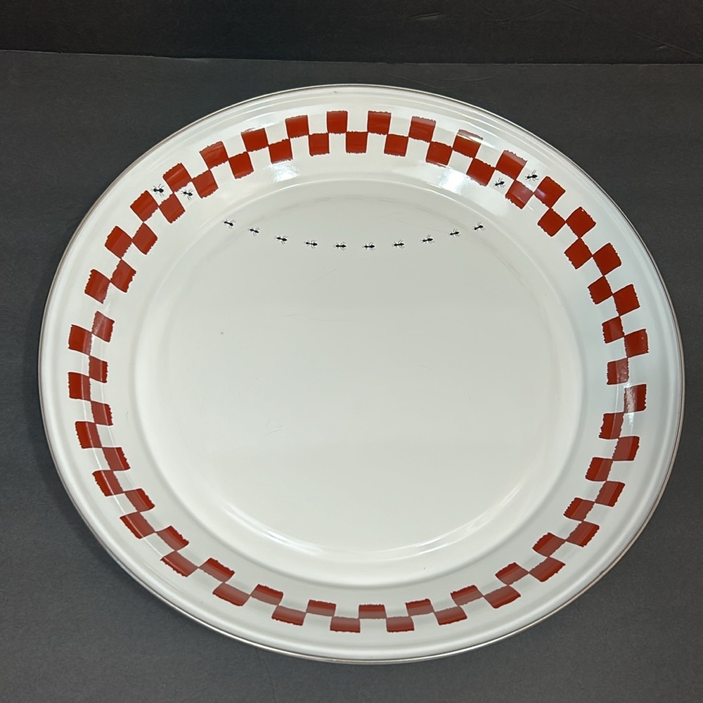 The Golden Rabbit II - Jean Wilkes Design Enamelware Serving Tray